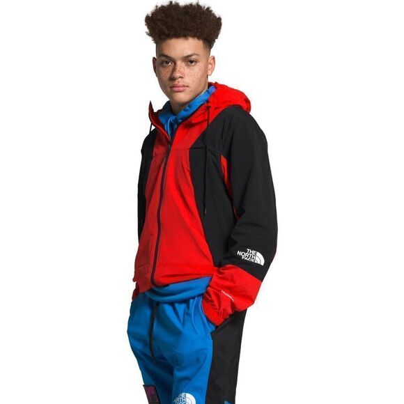 NWOT The North Face Men's Peril Wind Fiery Red/TNF Black Jacket - Picture 1 of 13